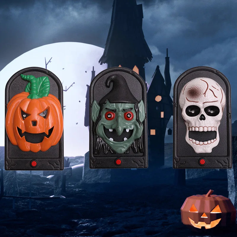 Halloween Doorbell Trick or Treat Decoration Door Party Party Decorations Haunted House Scary Arrangement Electric Doorbells