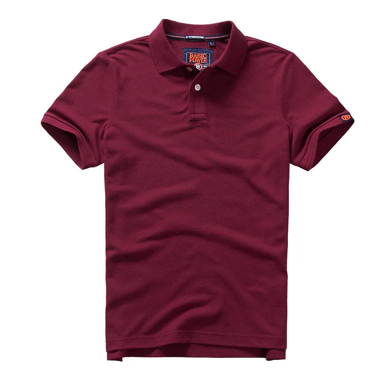 Shirts for Men 2023 autumn Men's clothing Short Sleeve tee Cotton Golf Shirts Mens Shirts and Blouses Simple polo-tshirt for men