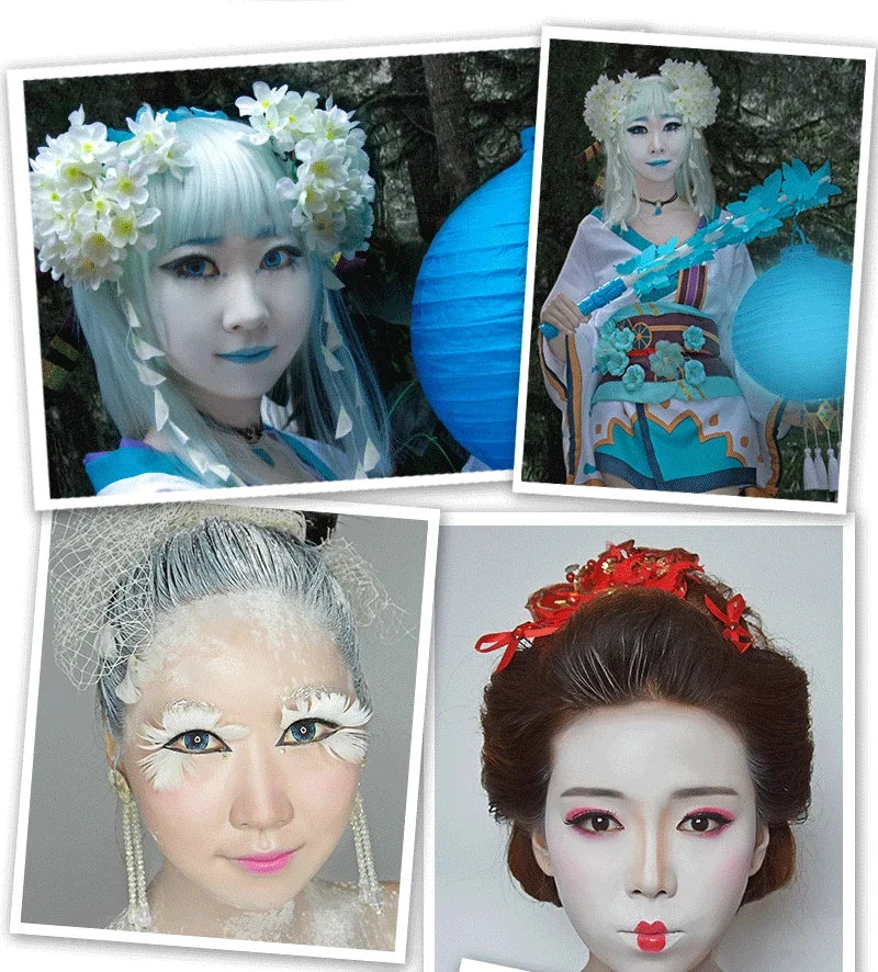 RULIAN Rulian Makeup White Foundation Cream Halloween COS Vampire Makeup Zombie Makeup Painted White Foundation