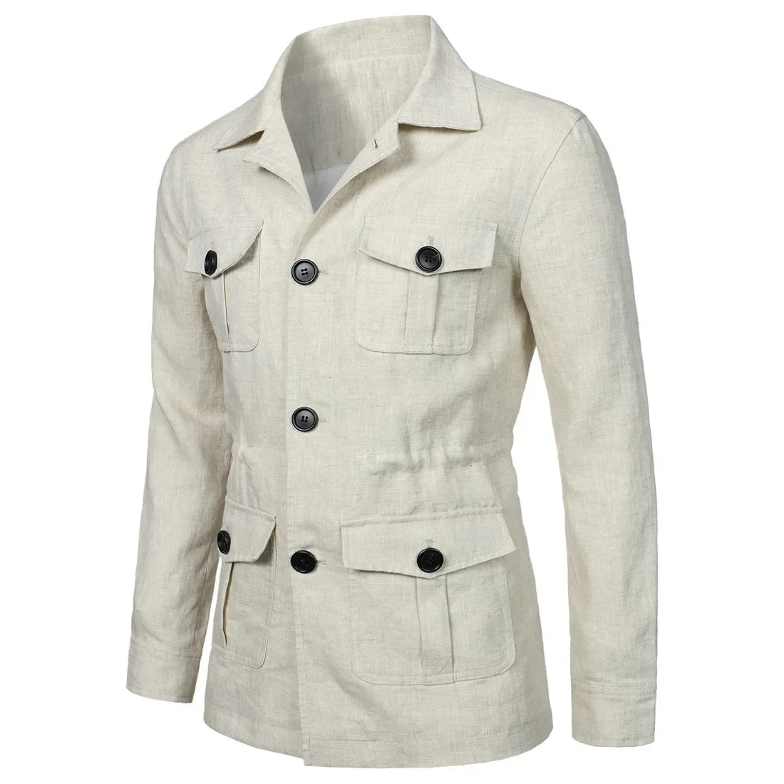 Coat Men Jackets Turn Down Collar Coats Full Sleeve Casual Regular Splice Single Breasted Jacket Pockets Solid Autumn Winter