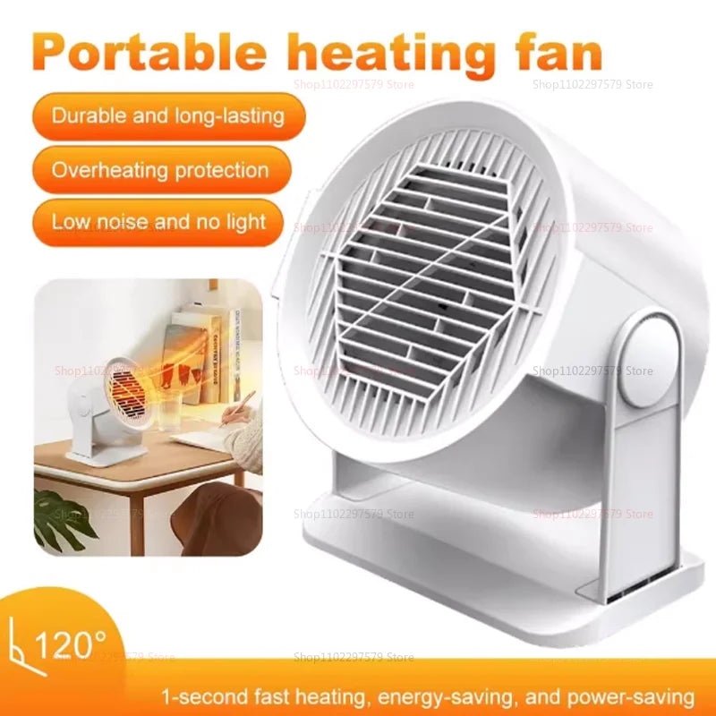 Portable Small Electric Heaters for Home Energy Saving Quiet Foot Warmer Fast Heating Indoor Warm Air Blower