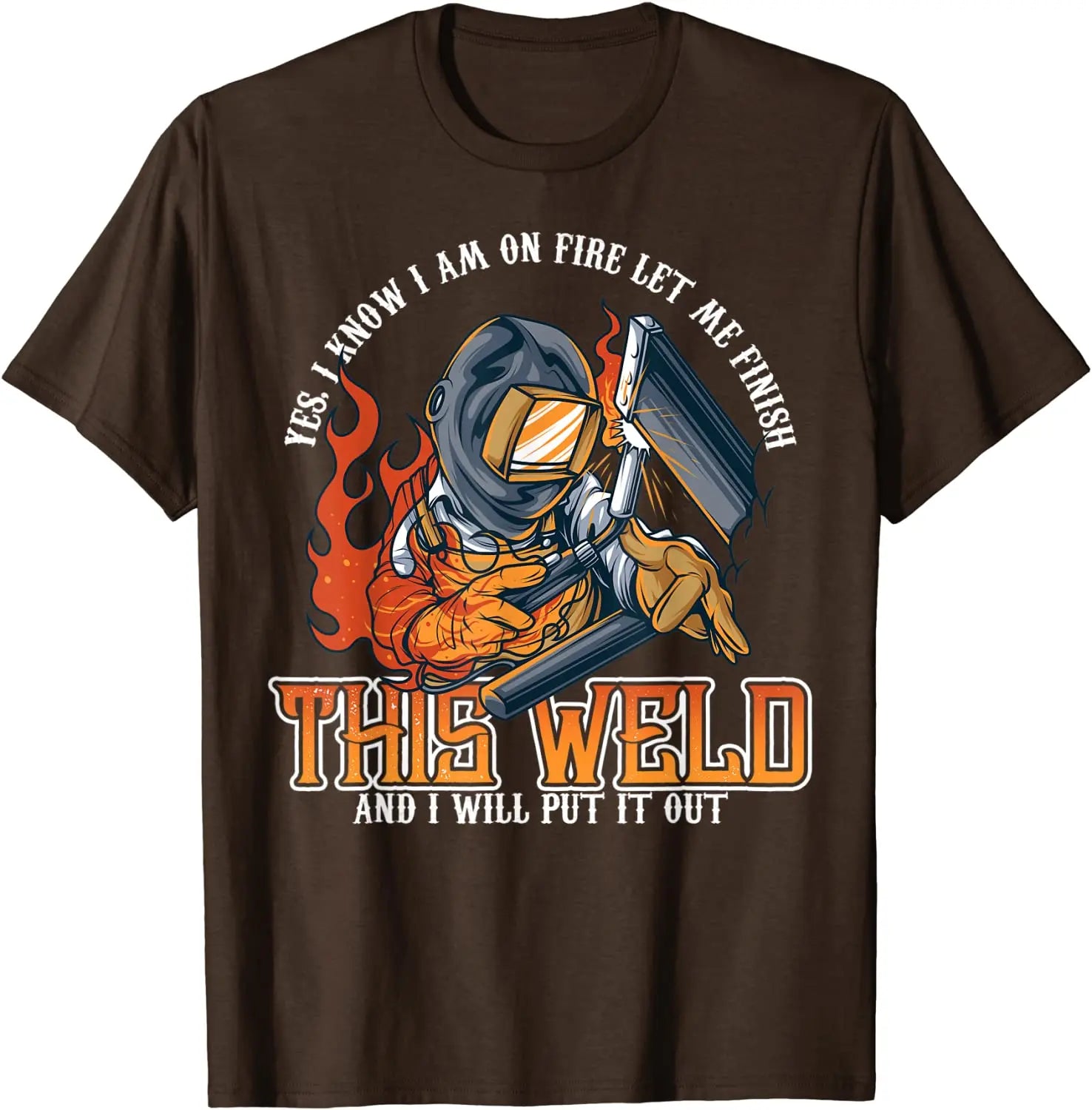 Welder Shirts For Men Funny Welding Tshirts Funny Saying T-Shirt Classic Man Tshirts Simple Style Tops T Shirt Cotton Hip hop