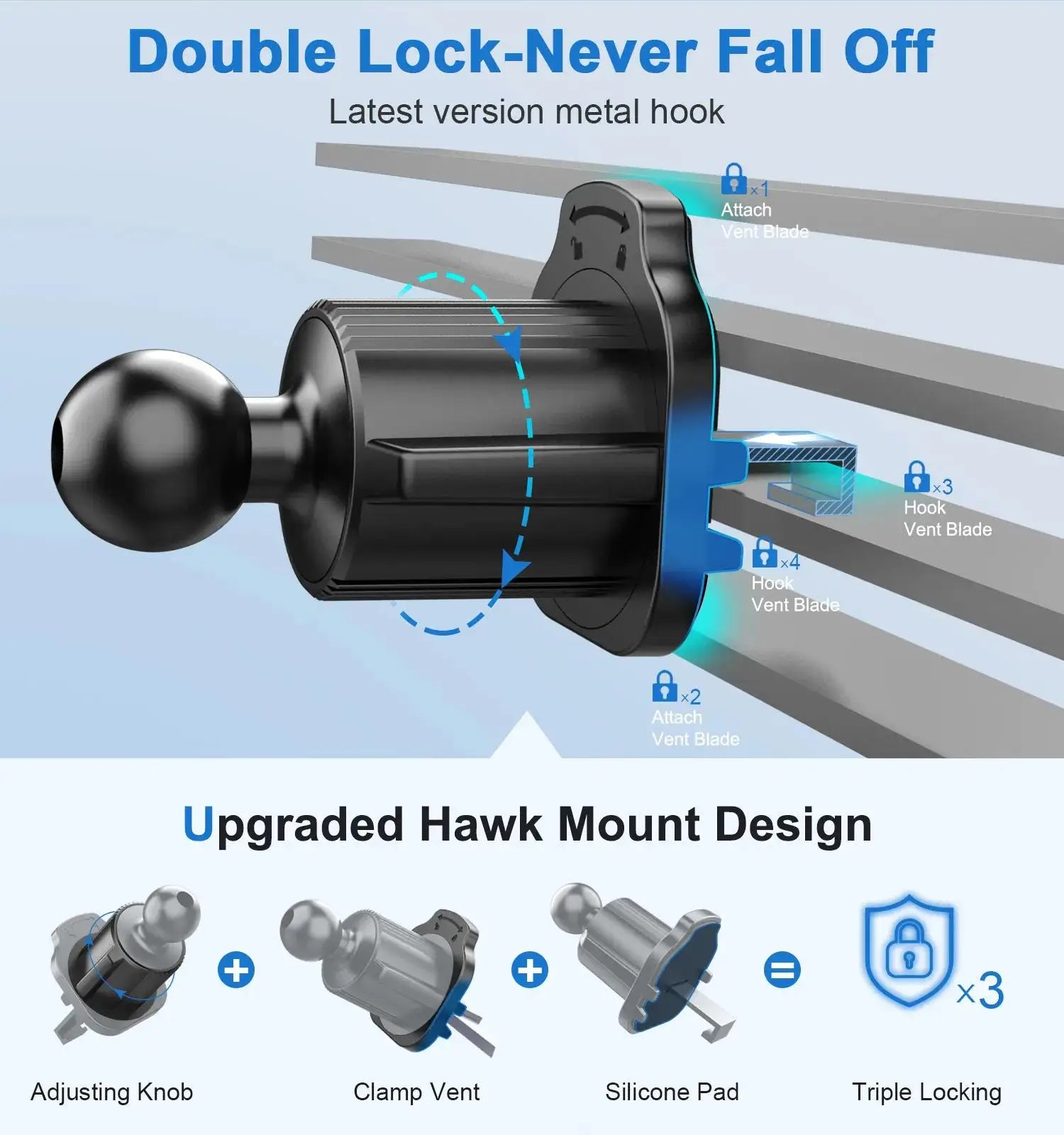 Car Phone Holder Bracket Accessories Interior Air Outlet Vent Base Gadget Universal Auto Cellphone Support Accessories