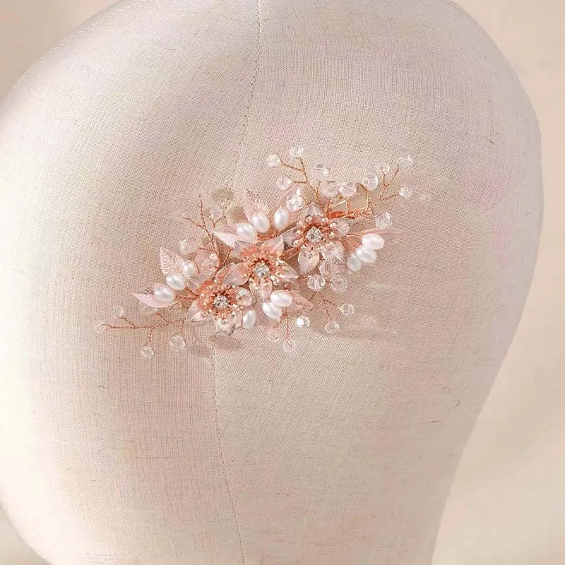 Hot Sales Women Hair Accessories Rhinestones Party Hair Clip Wedding Ceremony Hair Pin Bridal Party Head Jewelry Bride Headpiece