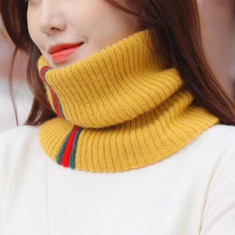 Winter Fake Collars Woman Insert Sweater Knitted High Fake Turtleneck Winter Scarf Woman Turtleneck Accessories-for Clothes