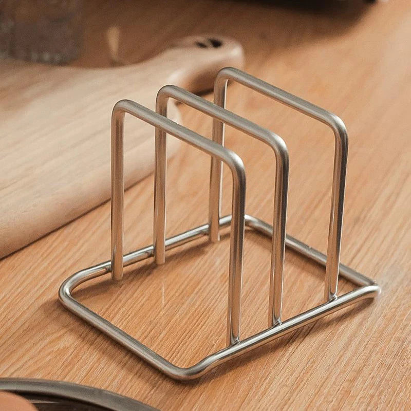 Kitchen Storage Stainless Steel Cutting Board Rack, Household Kitchen Storage Rack, Pot Cover Bracket, Cookware Accessories