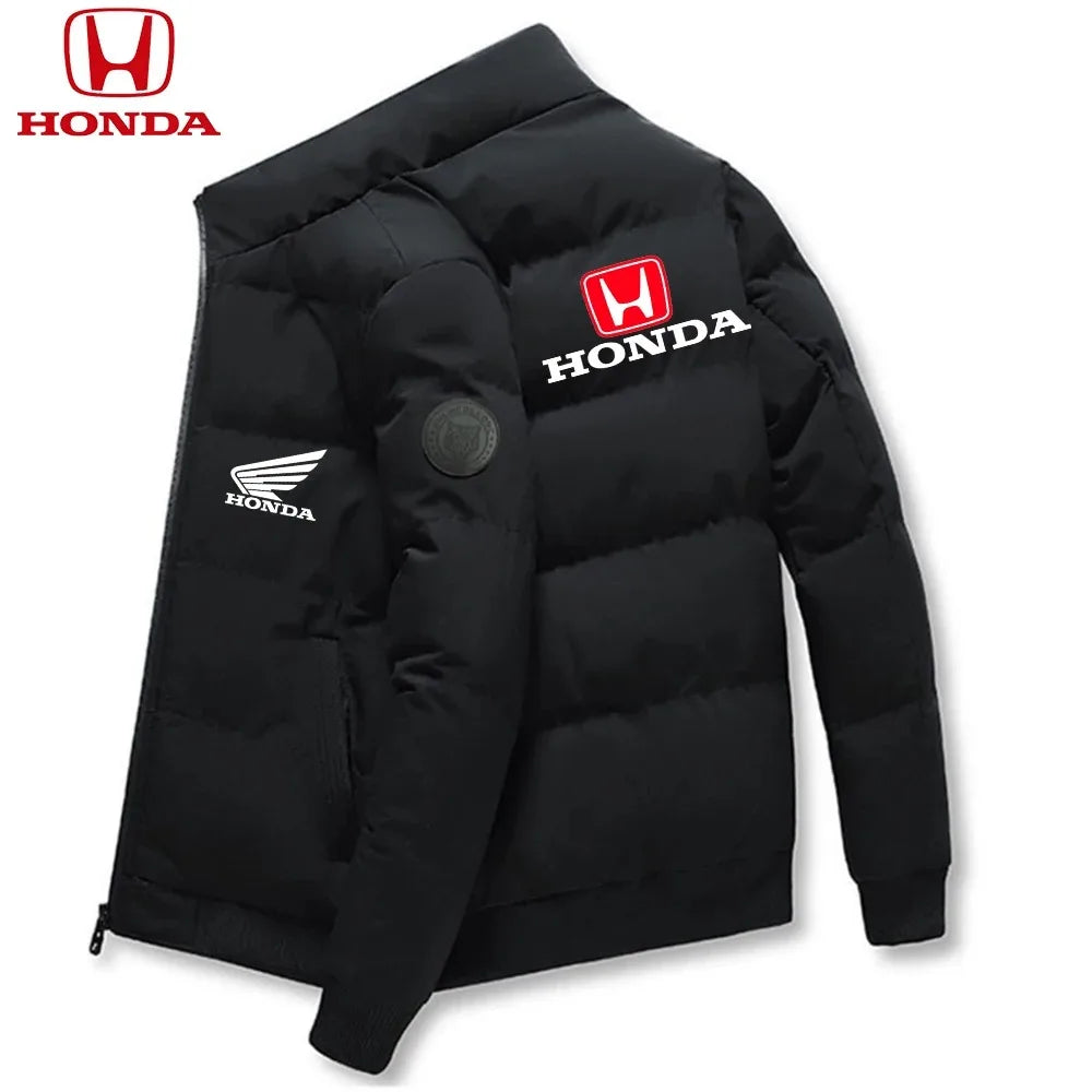 Honda Men Down Jackets Parker Coat Parker Jacket 2025 New Thick Warm Winter Men's Puffer Casual Cold and Waterproof Clothing