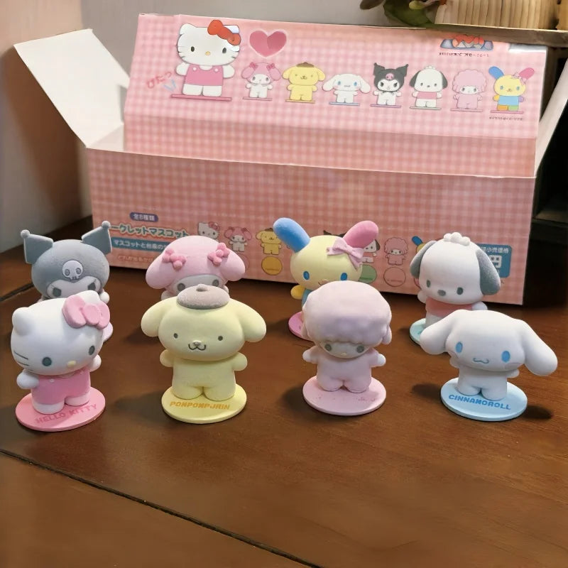 High Quality Blind Box Toy Kitty Kuromi Cinnamoroll Magnetic Suction Doll Ornaments New Products Girl Desktop Toys Gifts