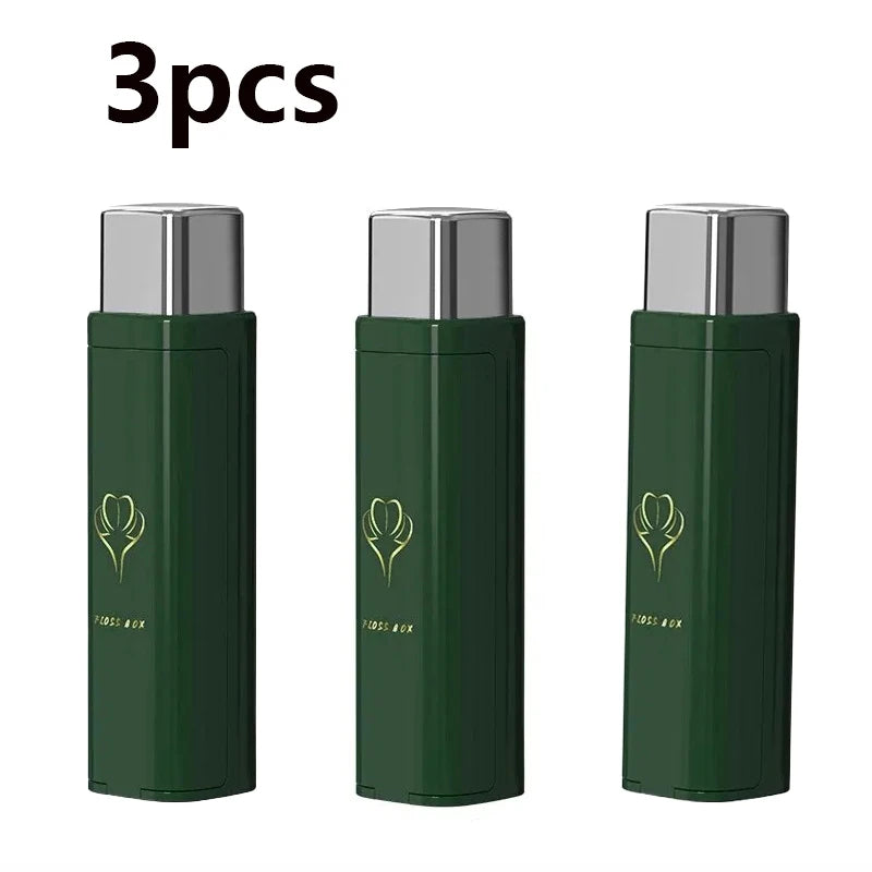 Small Floss Storage Box Household Portable Automatic Pop-up Dental Floss Storage Box Can Carry-on Easy to Use