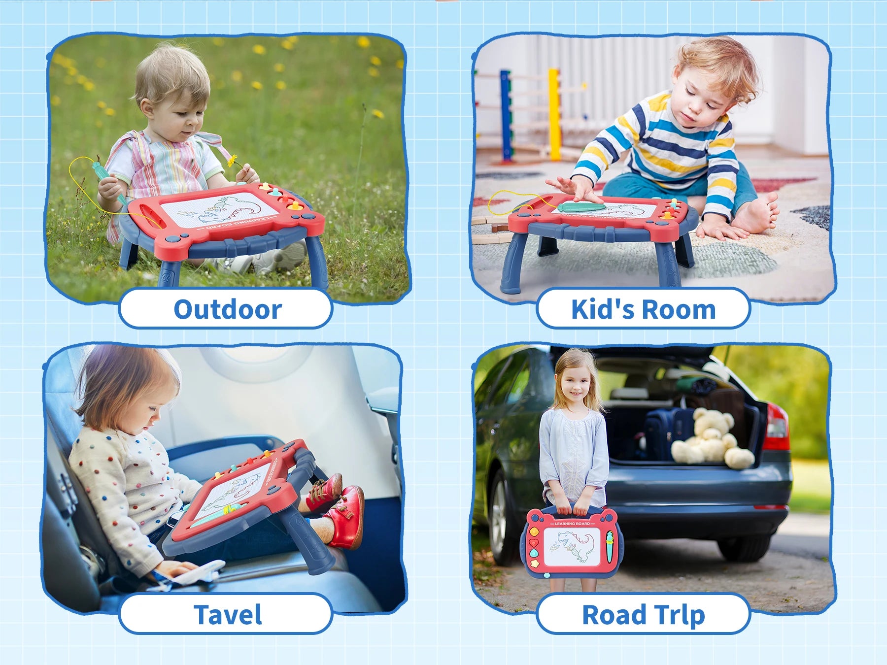 Kid Magnetic drawing board toys toddler graffiti board infant writing board suitable for boys and girls birthday Christmas gifts