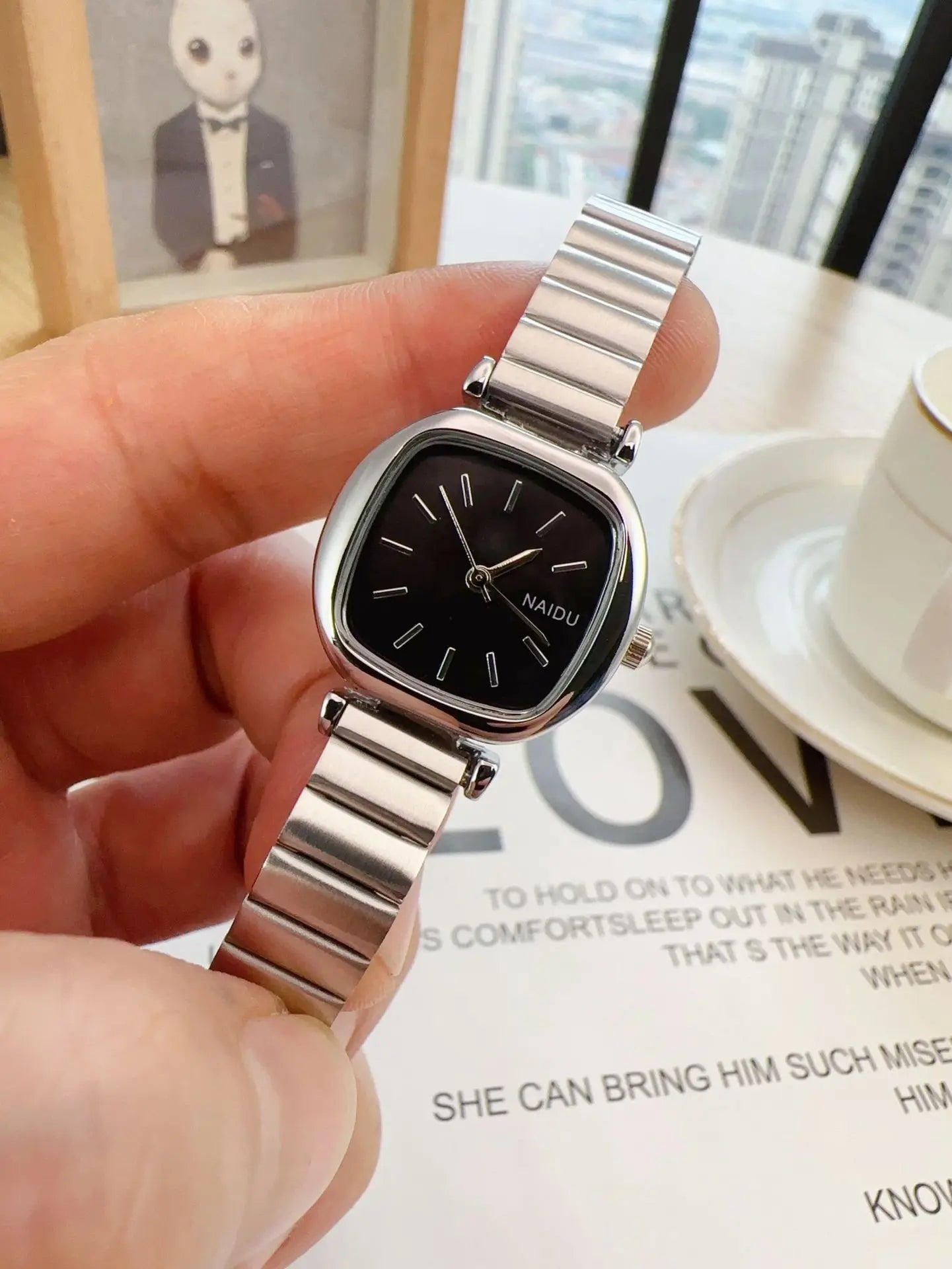 Women's Watch Simple Temperament Small Dial Square Student Wrist watches Fashion Ladies' Watches Clock Gift