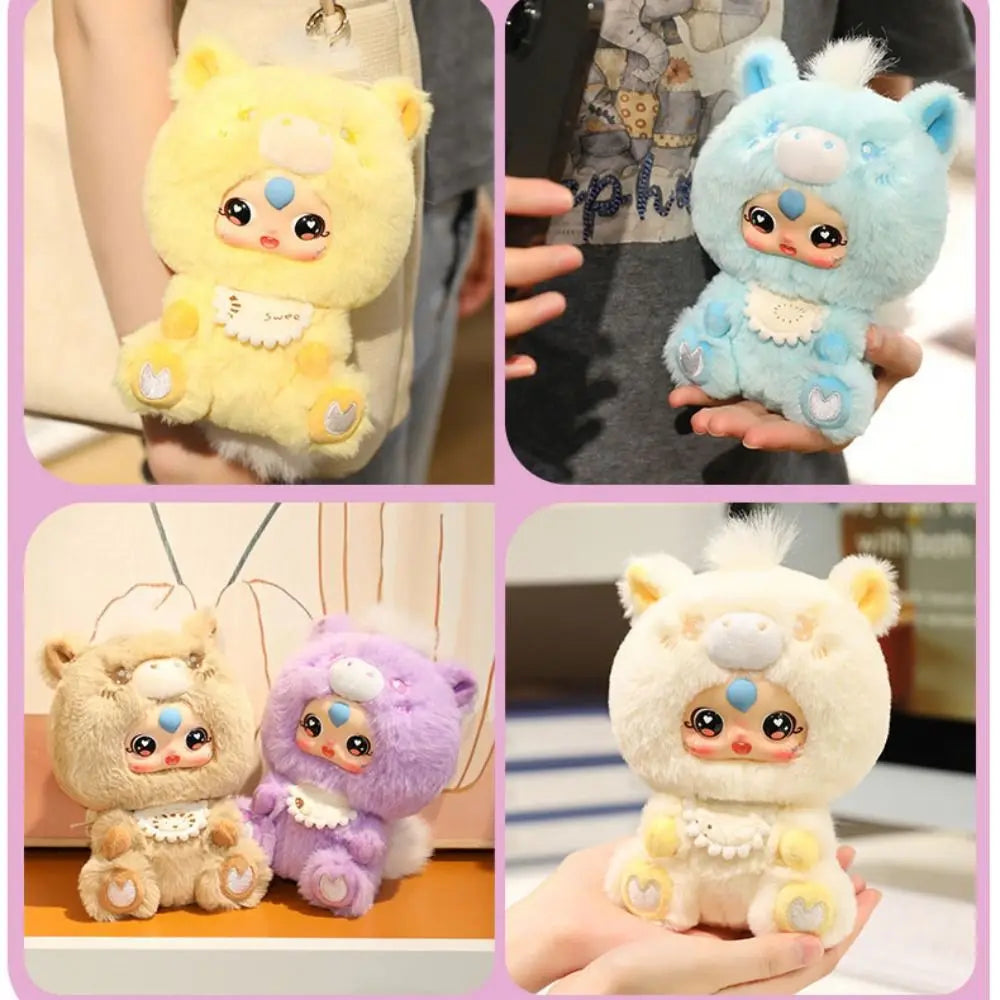 Kid's Accompany Dolls Pony Vinyl Pony Vinyl Plush Doll Soft Animal Vinyl Face Plush Toy Cute Pet Stuffed Plush Toys Boys Girls