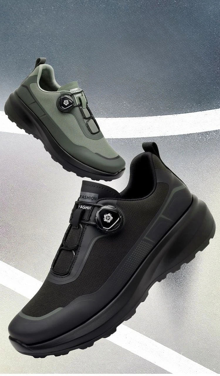 Fashion Casual Men's Shoes Designer Rotating Buckle Men Sneakers Thick-Soled Comfortable Outdoor Walking Shoes Zapatillas Hombre