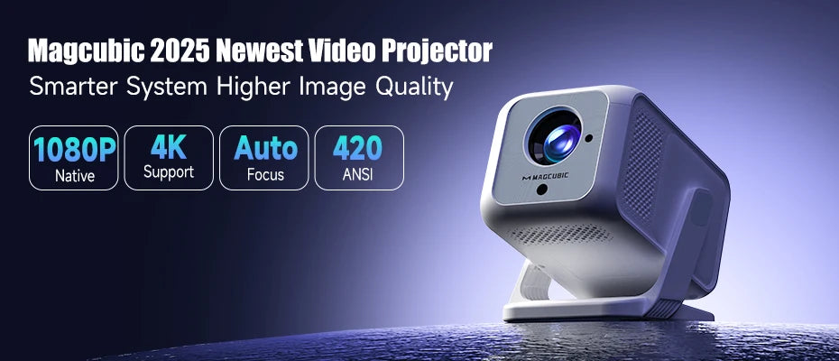 Magcubic Projector HY300 Pro 4K Android 11 Dual Wifi6 290ANSI Allwinner H713 BT5.0 1080P 1280*720P Home Cinema Outdoor Projetor