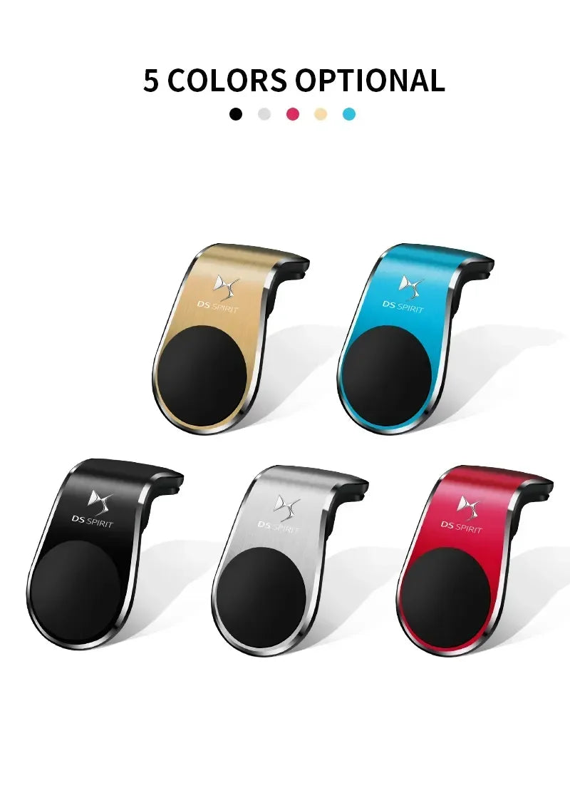 Car Magnetic L-shaped Car Dedicated GPS Phone Holder Emblem For DS SPIRIT DS3 DS4 DS4S DS5 5LS DS6 DS7 WILD RUBIS DIVINEDS