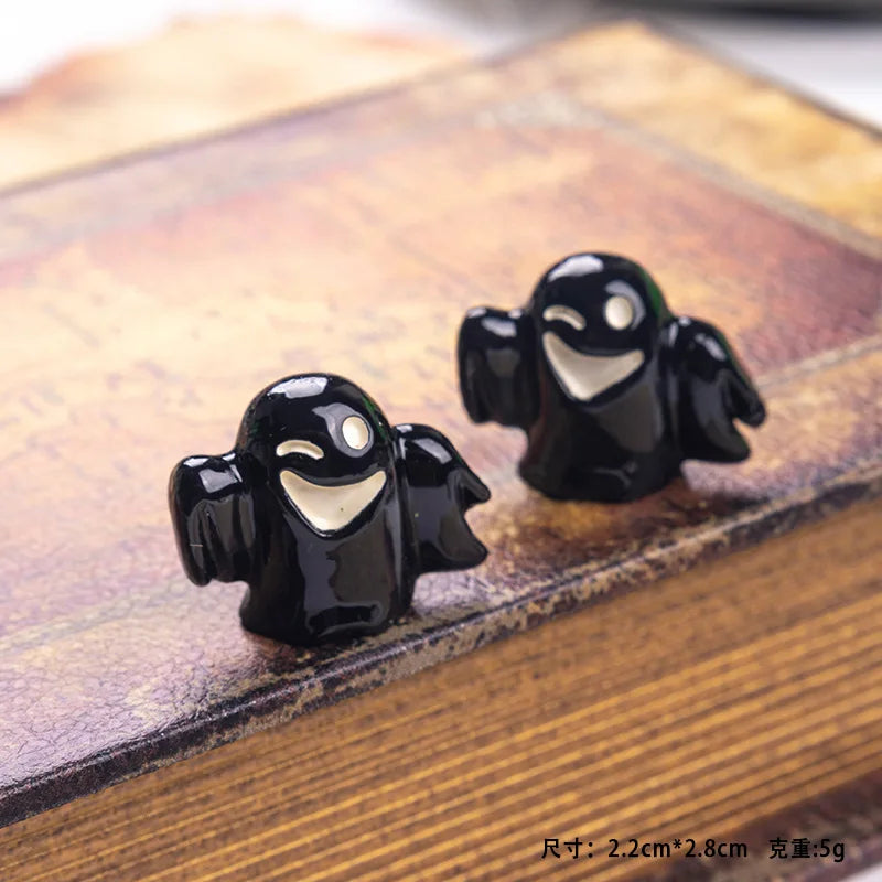 Halloween Ghost Skeleton Small Ornament Desktop Decoration Mini Crafts Miniatures Home Room Tablektop Decoration Figurines