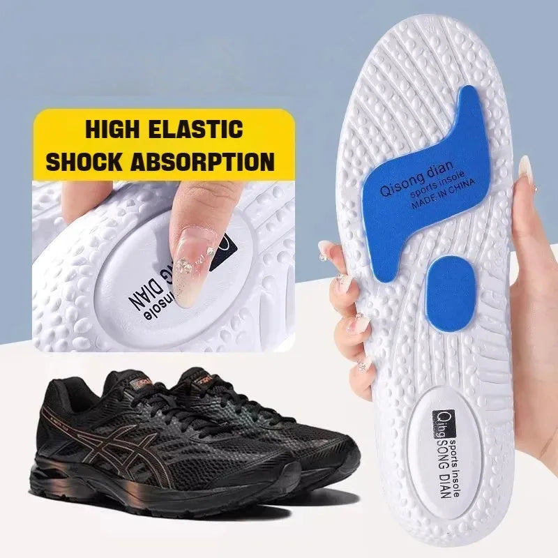 Sport Insoles for Feet Soft Shock Absorption Inserts Template Orthopedic Plantar Fasciitis Insole for Shoes Man Women Shoe Sole