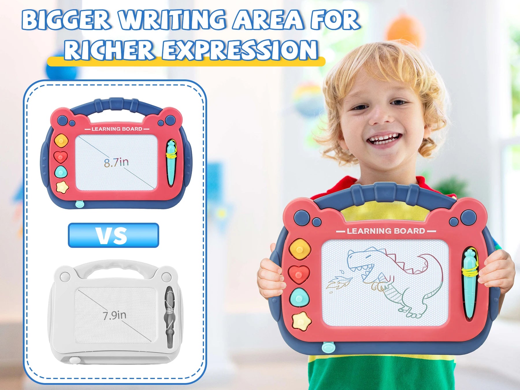 Kid Magnetic drawing board toys toddler graffiti board infant writing board suitable for boys and girls birthday Christmas gifts