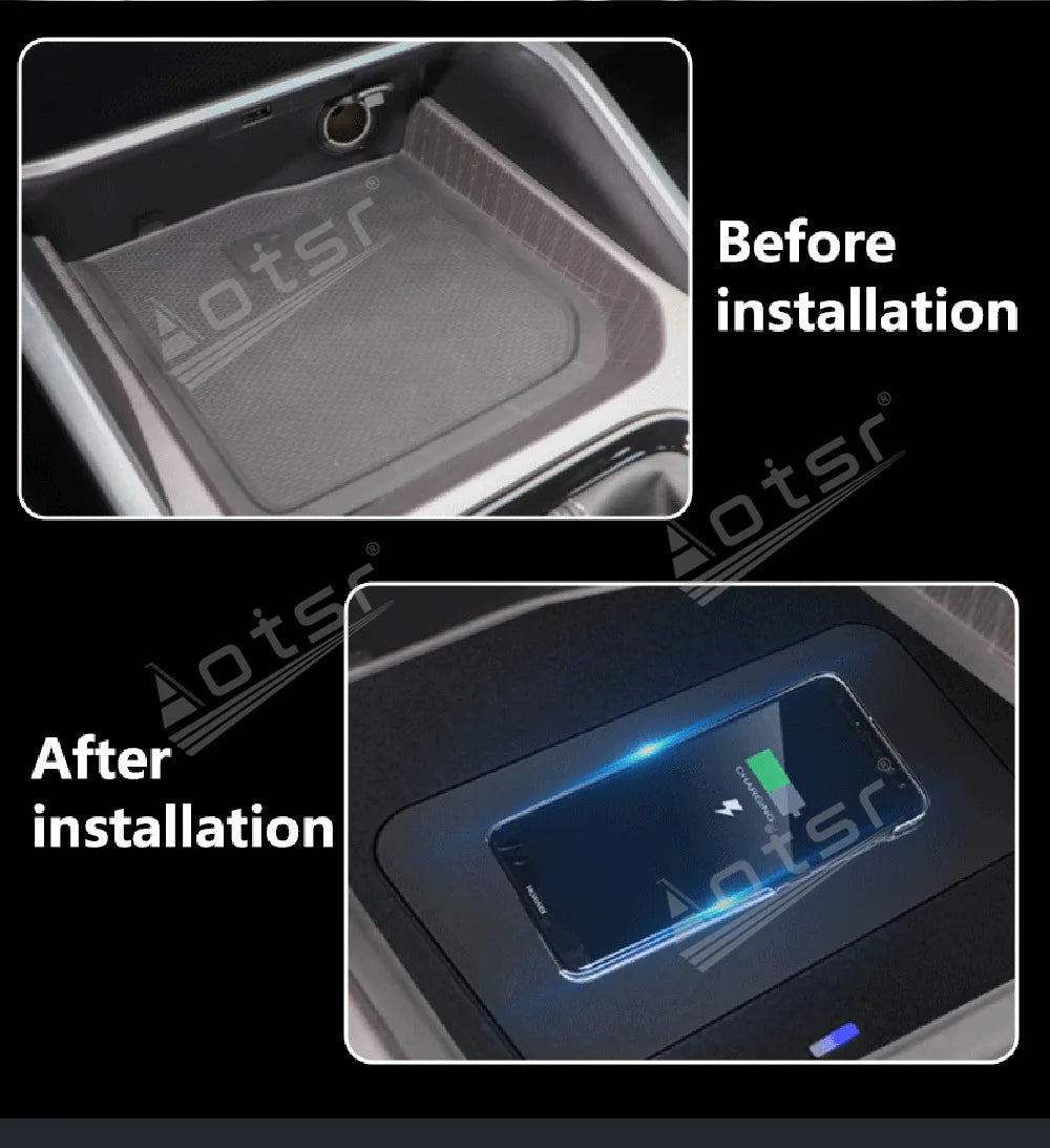 For Geely Emgrand 4th generation 2022 to 2023 Center Console Accessories Charging Pad Car Smart Accessories Module