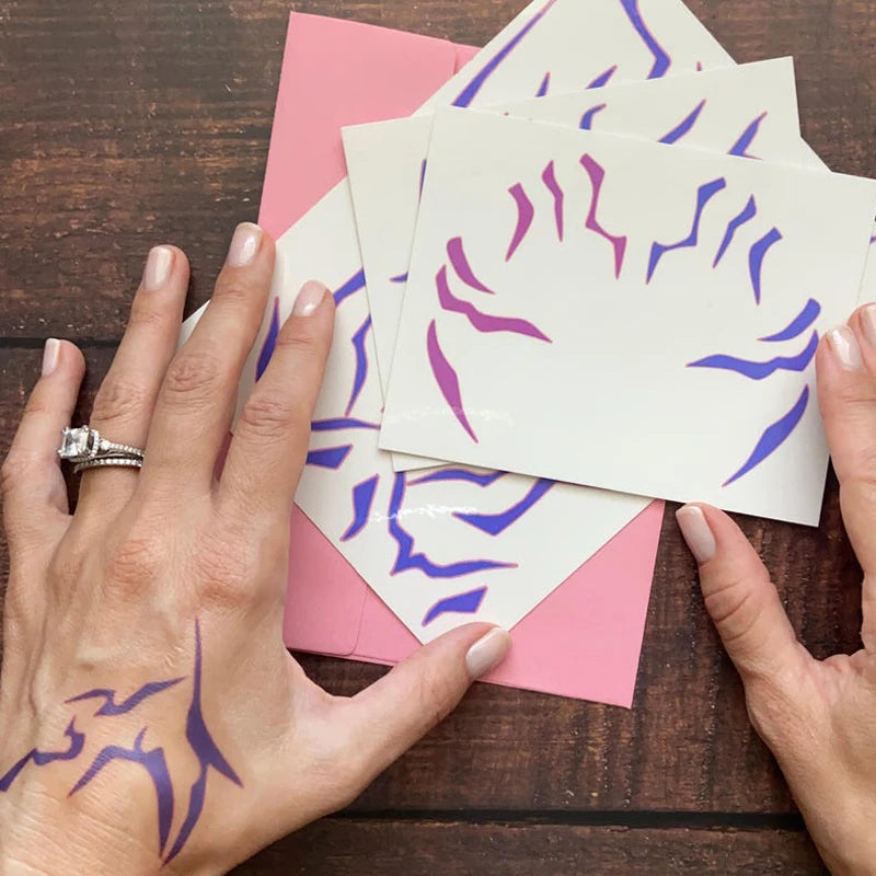 Halloween Kpop Party Face Body Stickers Carnival Christmas Custom Tattoo Wedding Trendy Cool Clothing Makeup Supplies Mood Props