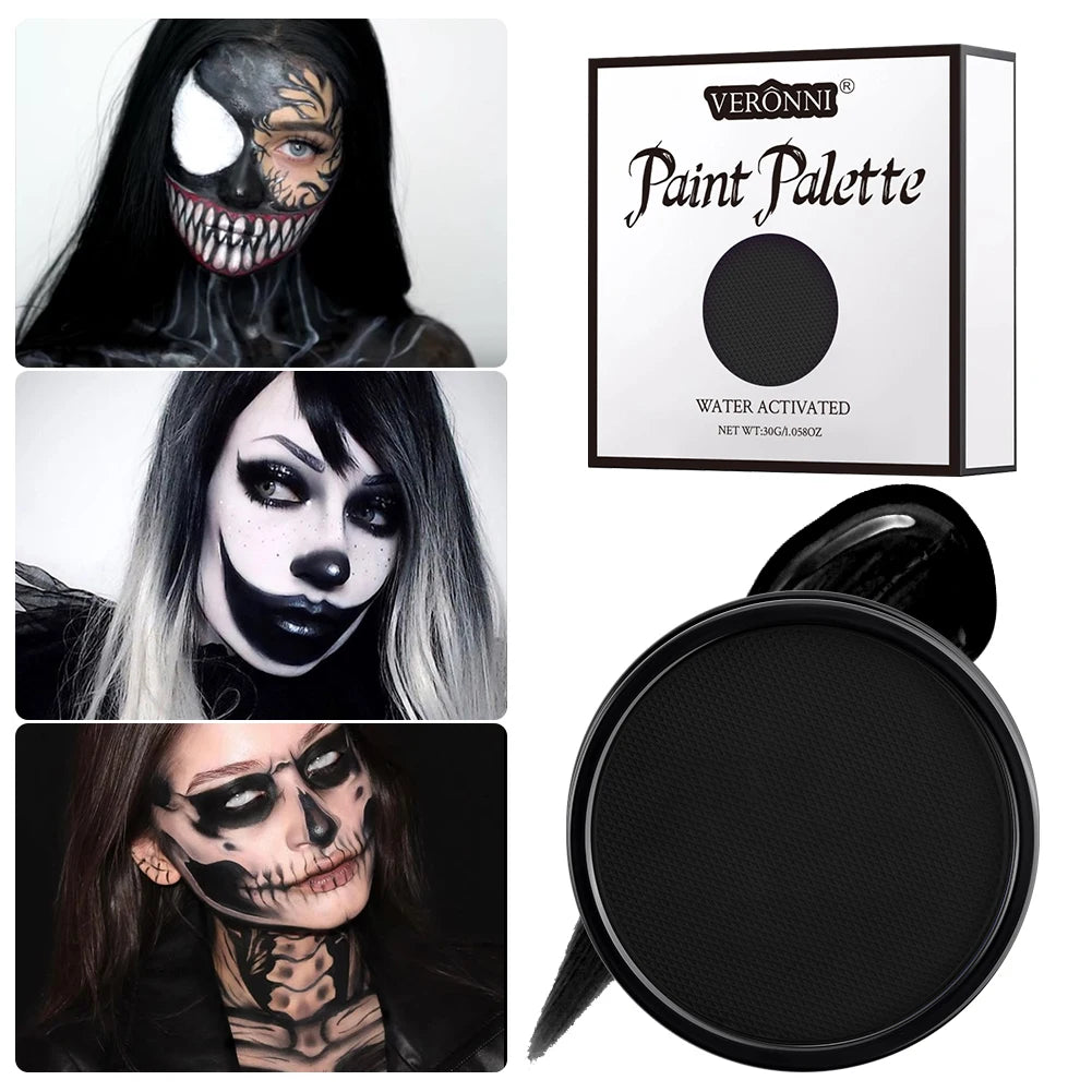 Halloween Foundation Cream Cosplay White Concealer Make-Up Body Paint Stick Party Long-lasting Non-Toxic Oil Based Face Makeup