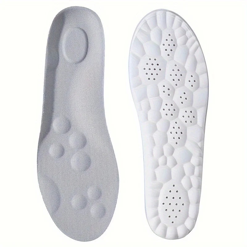 1Pair/2Pairs/4Pairs High Elasticity Latex Sport Insoles Soft Shoe Pads Arch Support Orthotic Insoles Breathable Deodorant Insole