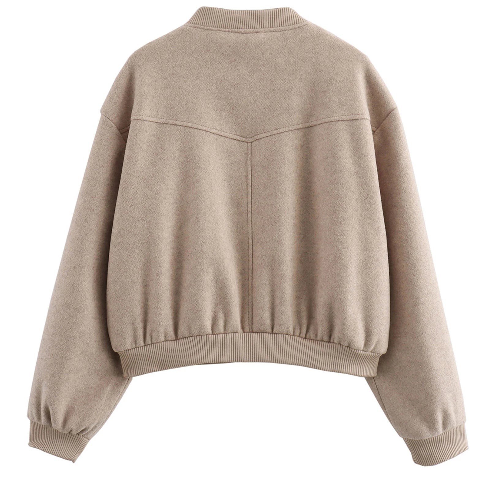 Women Jacket Cropped Bomber Jackets For Women Tweed Jacket Woman Fashion Long Sleeve New In Short Coats chamarras de mujer