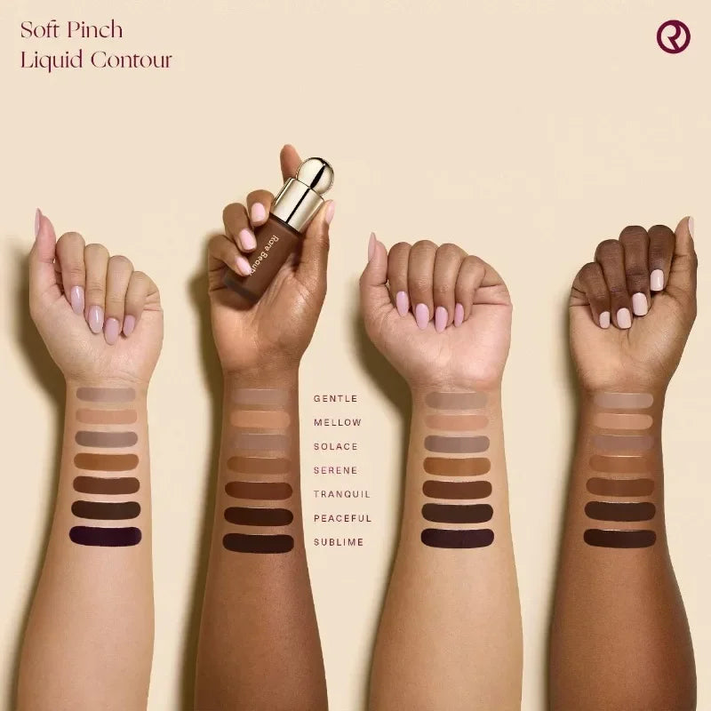 Fashion Rare Beauty 3D Face Contour Bronze Shade Smooth Lasting Natural Nose Shadow Waterproof Face Highlight Brighten Makeup