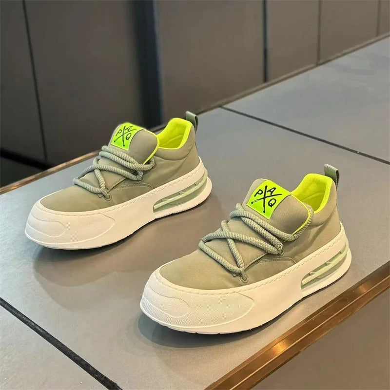 Sport Shoes for Men Platform Sneakers Designer Breathable Men Casual Shoes Fashion Outdoor Lace-Up Men Board Shoes tenis hombres