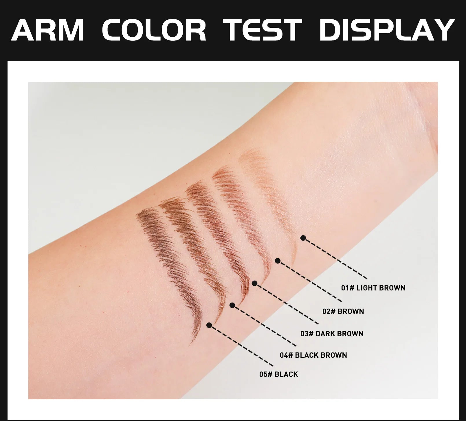 Two-pronged Eyebrow Pencil Waterproof Two-in-one Liquid Eyebrow Pencil Curved Eyebrow Pen With Fork And Precise Brush Tip Makeup