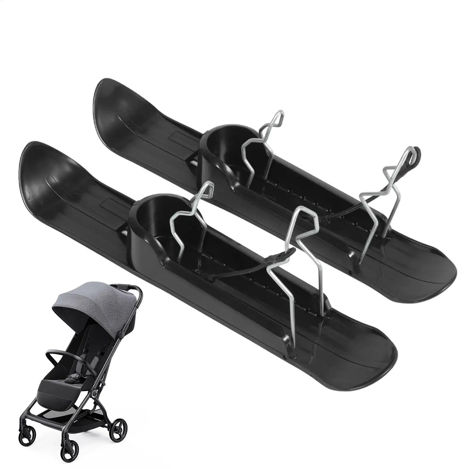 1Pair Snow Scooter Ski Sled Winter Sleigh Snow Scooter Snowfields Resorts Skateboard Sports Ski Accessories for Kids