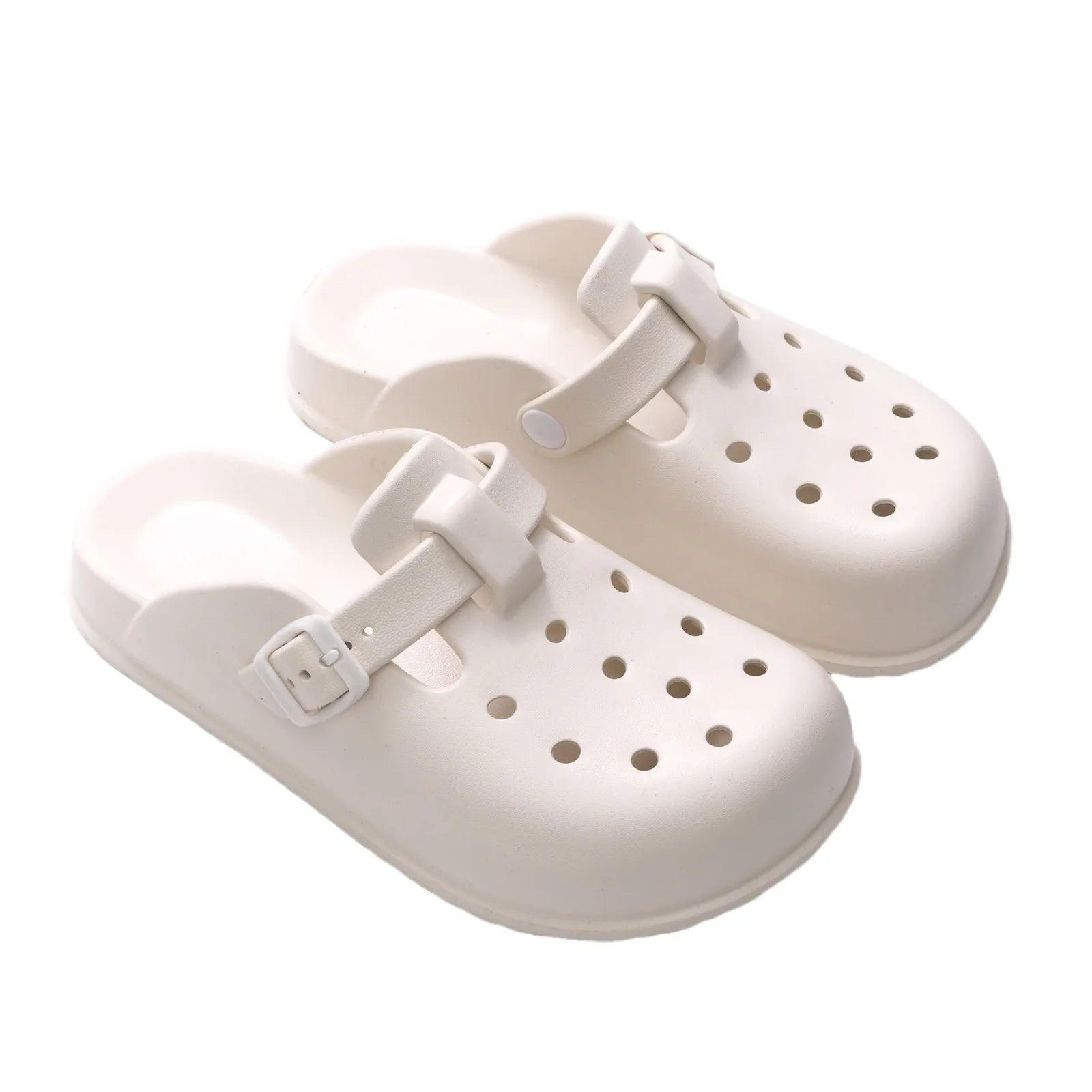 Top selling hole shoes with a high-end feel, non slip slippers for external wear, breathable half toe cap sandals