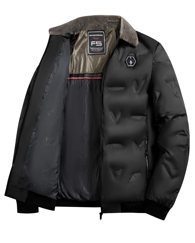 Male Jacket Men's Fashion Windbreaker Parka Coat Autumn Winter Overcoat Windproof Casual Warm Hombre New Streetwear Outdoors