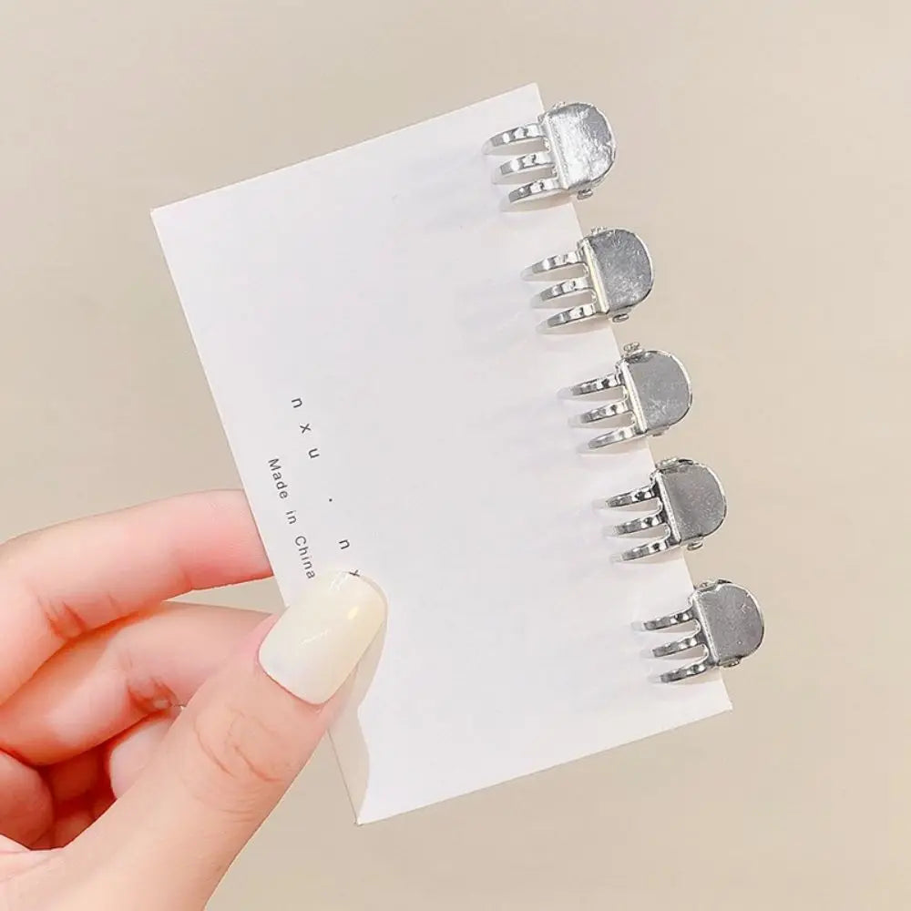 Grey Hair Accessories Headwear Hair Styling Tool Korean Style Barrette Side Bangs Clip Women Hairpins Mini Hair Clamp