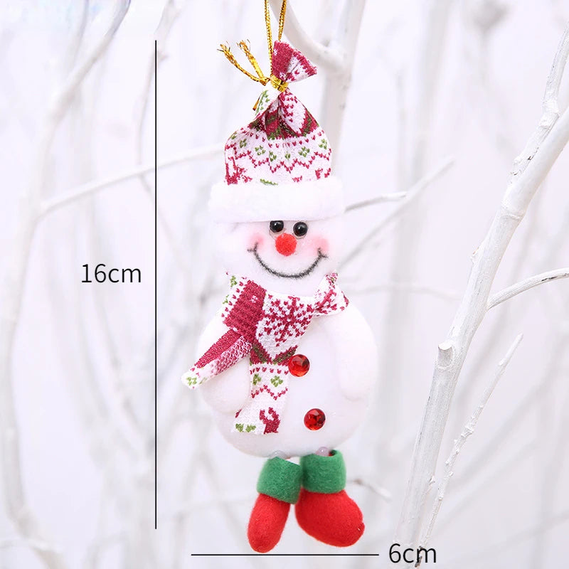 New Year 2022 Christmas Tree Decorations Cute Dolls Pendant Navidad 2021 Home Decor Christmas Tree Ornaments Xmas Gift