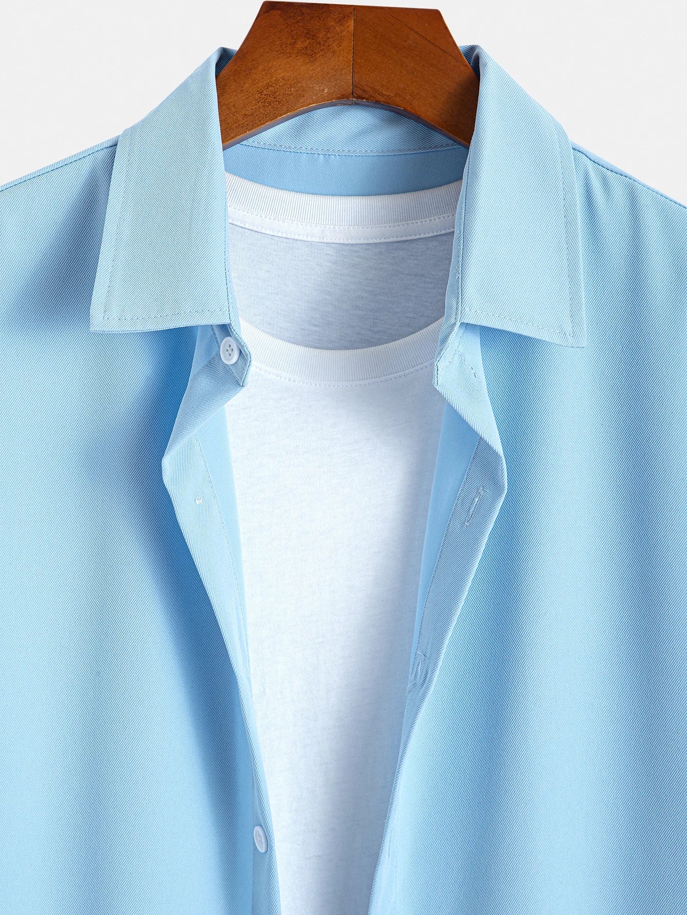 Men's short-sleeved shirt Muscle men's fitness shirt summer men's sports elastic breathable Slim show muscle short-sleeved shirt