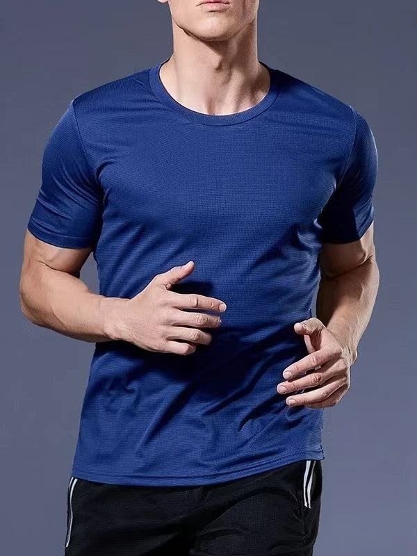 Running Shirts Soccer Shirts Men's Jersey Sportswear Mens Jogging T-Shirts Quick Dry Compression Sport T-Shirt Fitness Gym