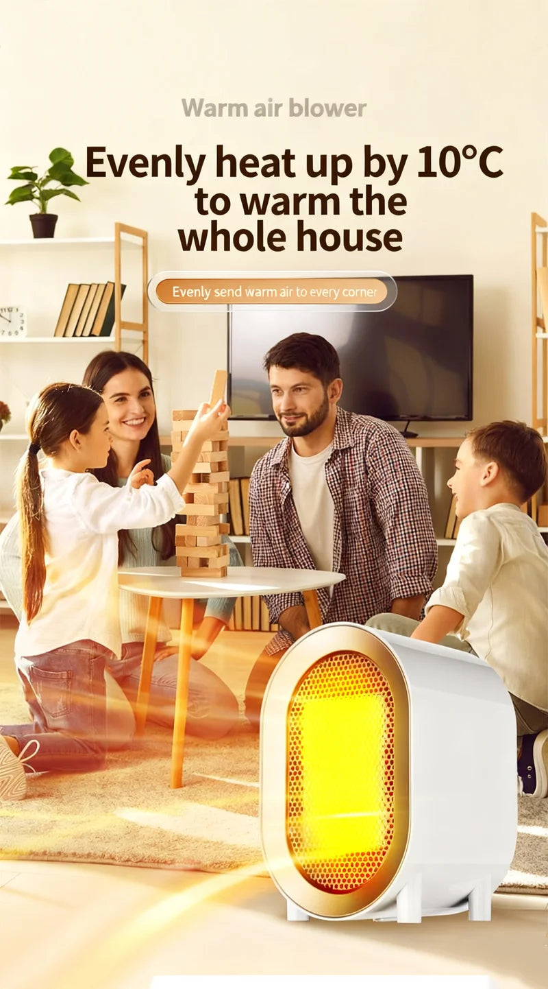 Portable Electric Heater Desktop Hand Warmer Space Warm Air Blower Mini Fan Heater For Dormitory Home Heaters Winter Heating Fan