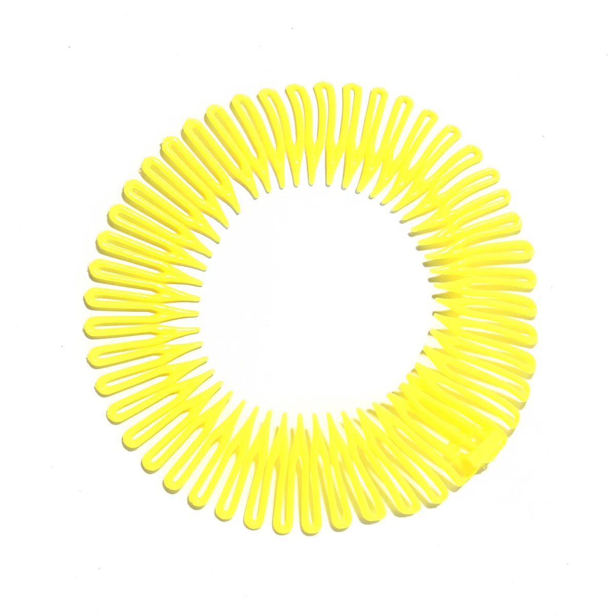 Women Plastic Full Circle Stretch Flexible Comb Teeth Headband Hair Band Clip Face Wash Fixed Hair Accessories