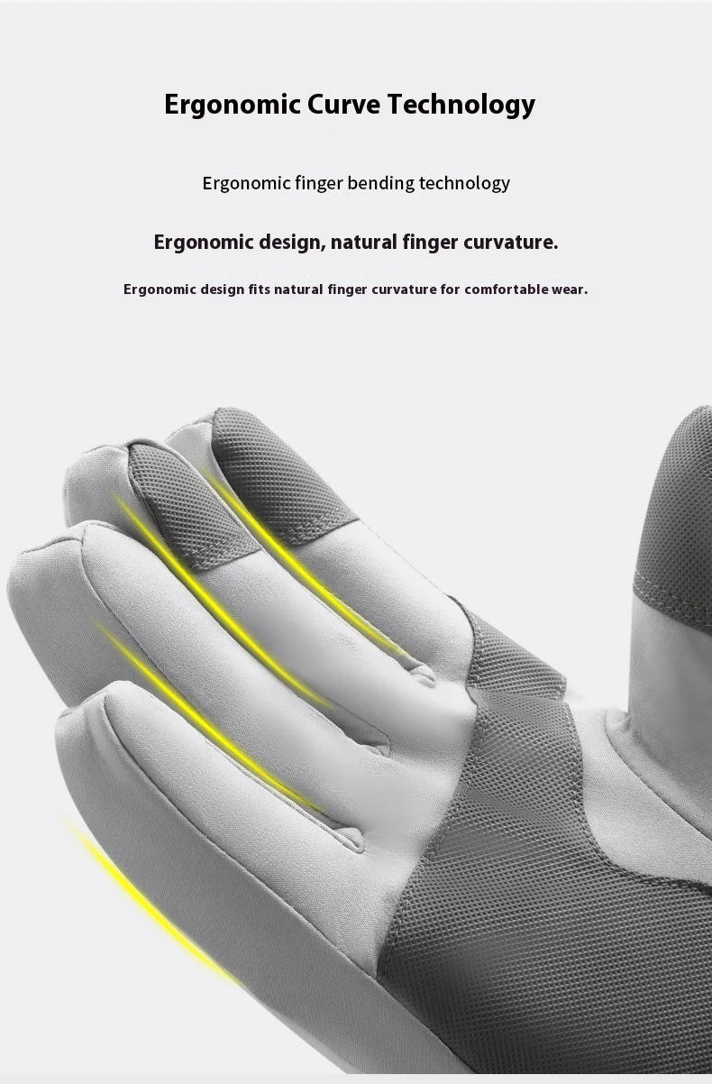 Winter Cycling Gloves Non Slip Touch Ski Gloves Snowboard Accessories Waterproof Pocket Warm Men's and Women's Gloves