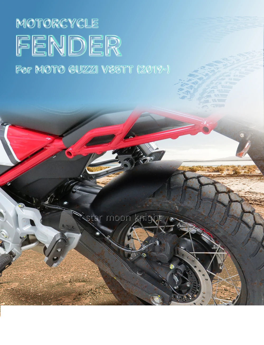 Motorcycle Huggers For Moto Guzzi V85TT V 85 TT V85 TT 2019 2020 2021 2022 2023- Accessories Rear Fender Splash Guard Mudguard