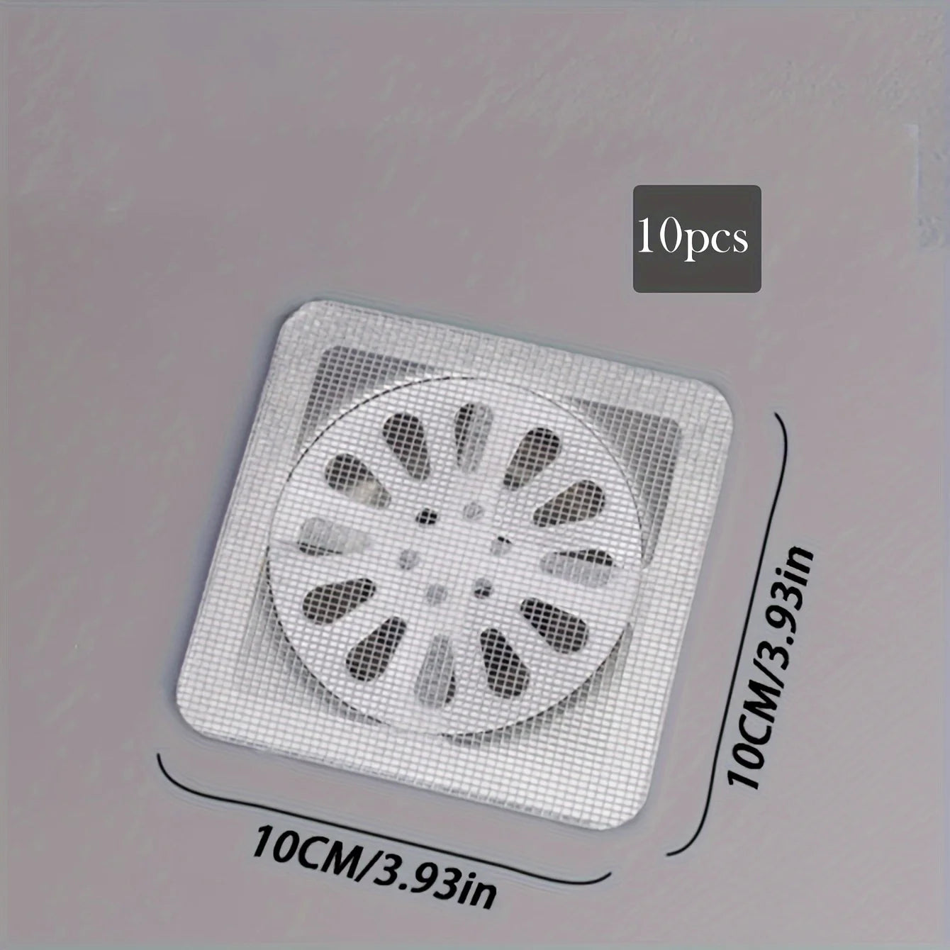 10/20pcs Floor Drain Sticker, Insect-proof Self-adhesive Bathroom Hair Filter Net, Sewer Filter, Kitchen Anti-blocking Mesh Net