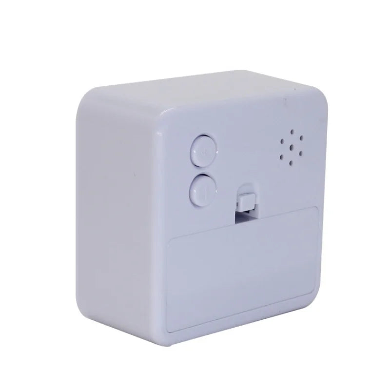 Electronic  Alarm Clock LCD Table Cube Digital with Calendar & Thermometer&Count Down Timer Bedside Battery Operated for Home