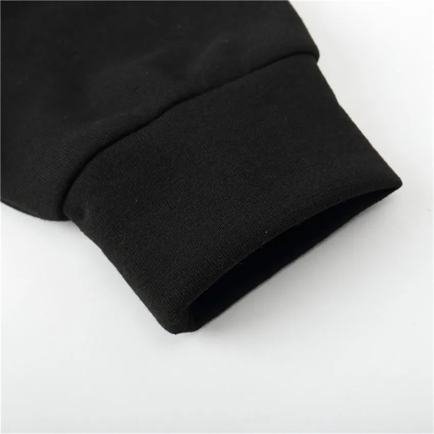 Men Tracksuit 2 Pieces Sets Hooded Sweatshirt +Drawstring Pants Male Hoodies Running Sportswear Men Women Autumn Sportwear