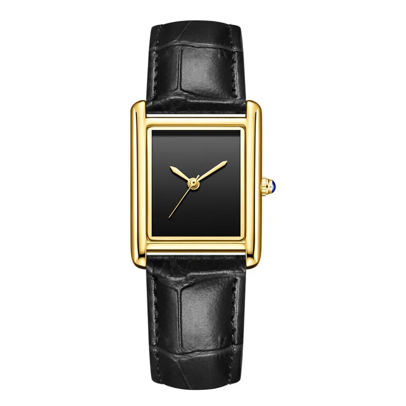 New Elegant Watches for Women and Men Fashion Leather Strap Waterproof Quartz Wristwatches Couple's Watches Gifts Drop Shipping