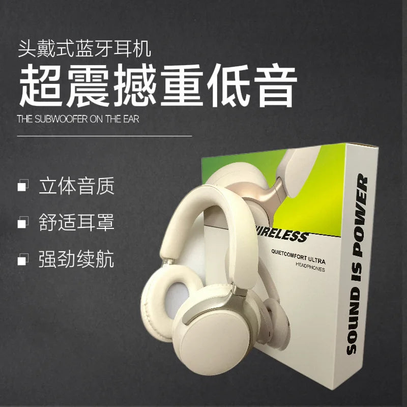 Head mounted Bluetooth earphones, wireless earphones with ultra long battery life, music, sports, and esports earphones