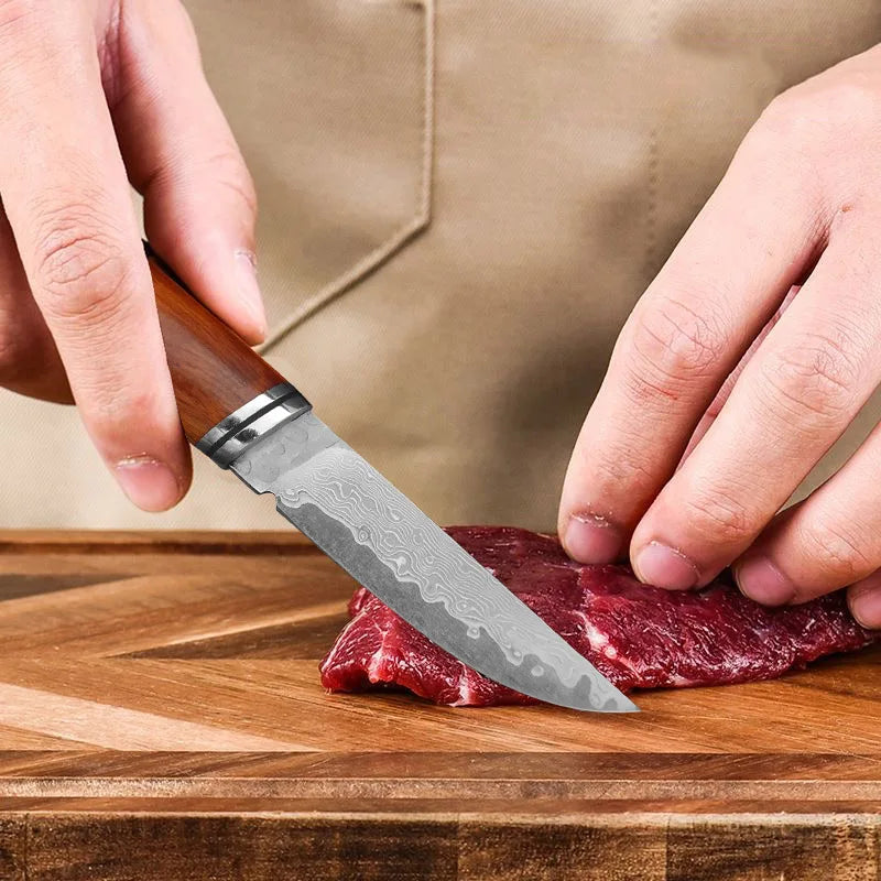 Kitchen Knife Damascus Steel Butcher Boning Knife Meat Cleaver Knife Fruit for Vegetable Fish Cutting Knife Kitchen Accessories