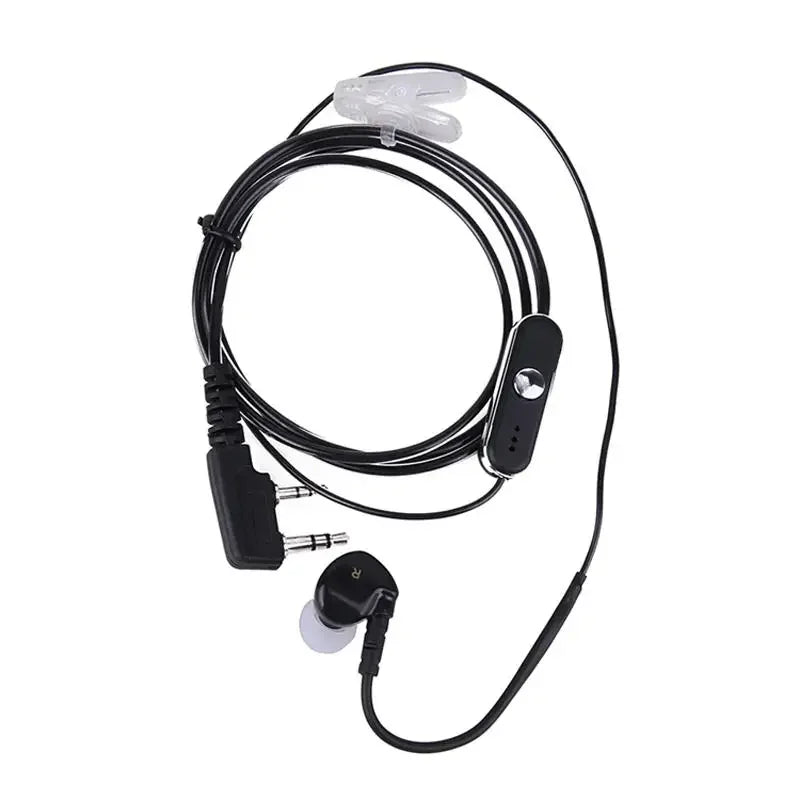 2 Pin In Ear Earphone Walkie Talkie Headphones Sports Headset PTT MIC for BAOFENG UV5R 888S KENWOOD Retevis HYT Radio L3FE