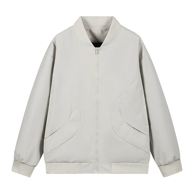 Men's Jacket Fashion Stylish Lightweight Windbreaker Casual Loose Soft Fashion High Quality Handsome for Mens Outdoor Men's Coat