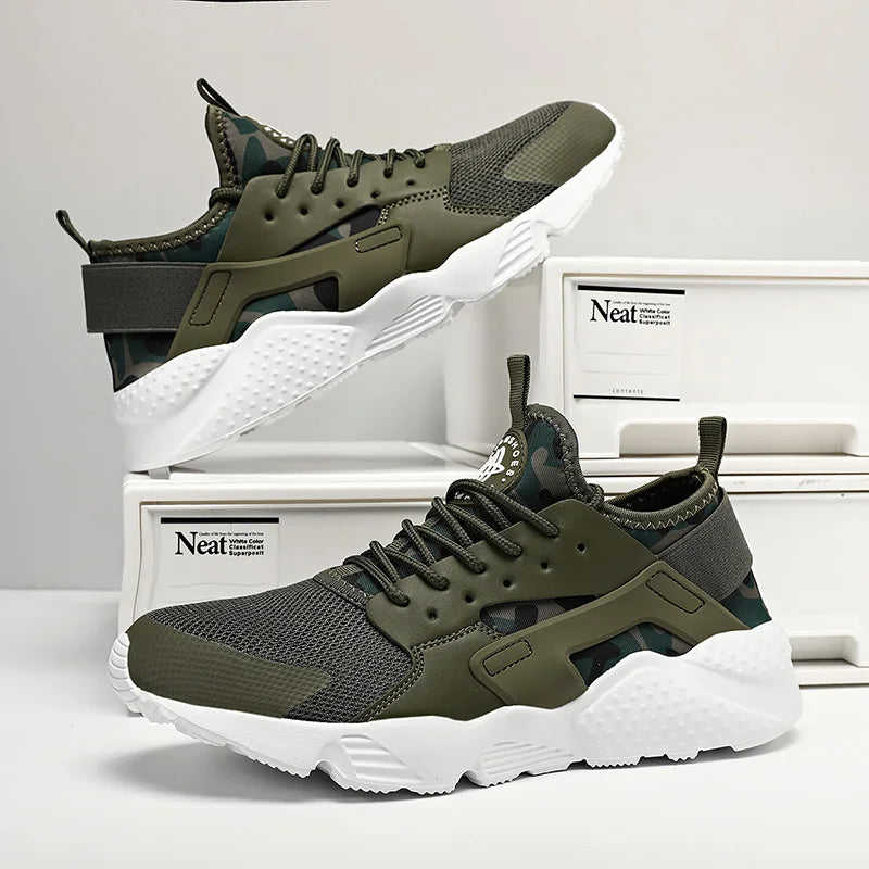 Sneakers for Men Autumn Breathable Casual Shoes Outdoor Lightweight Platform Fashion Elastic Socks Low Top Vulcanized Shoes 2024